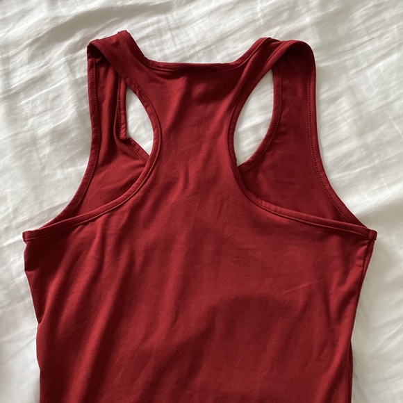 Soft dark red dress - Picture 3 of 3